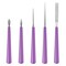 5 Pieces Bead Reamer for Jewelry Making, Bead Spinner Hole Enlarger Tool for Glass Plastic Metal Wood Beads, Remove Burrs, Enlarge Holes, Smooth Edges